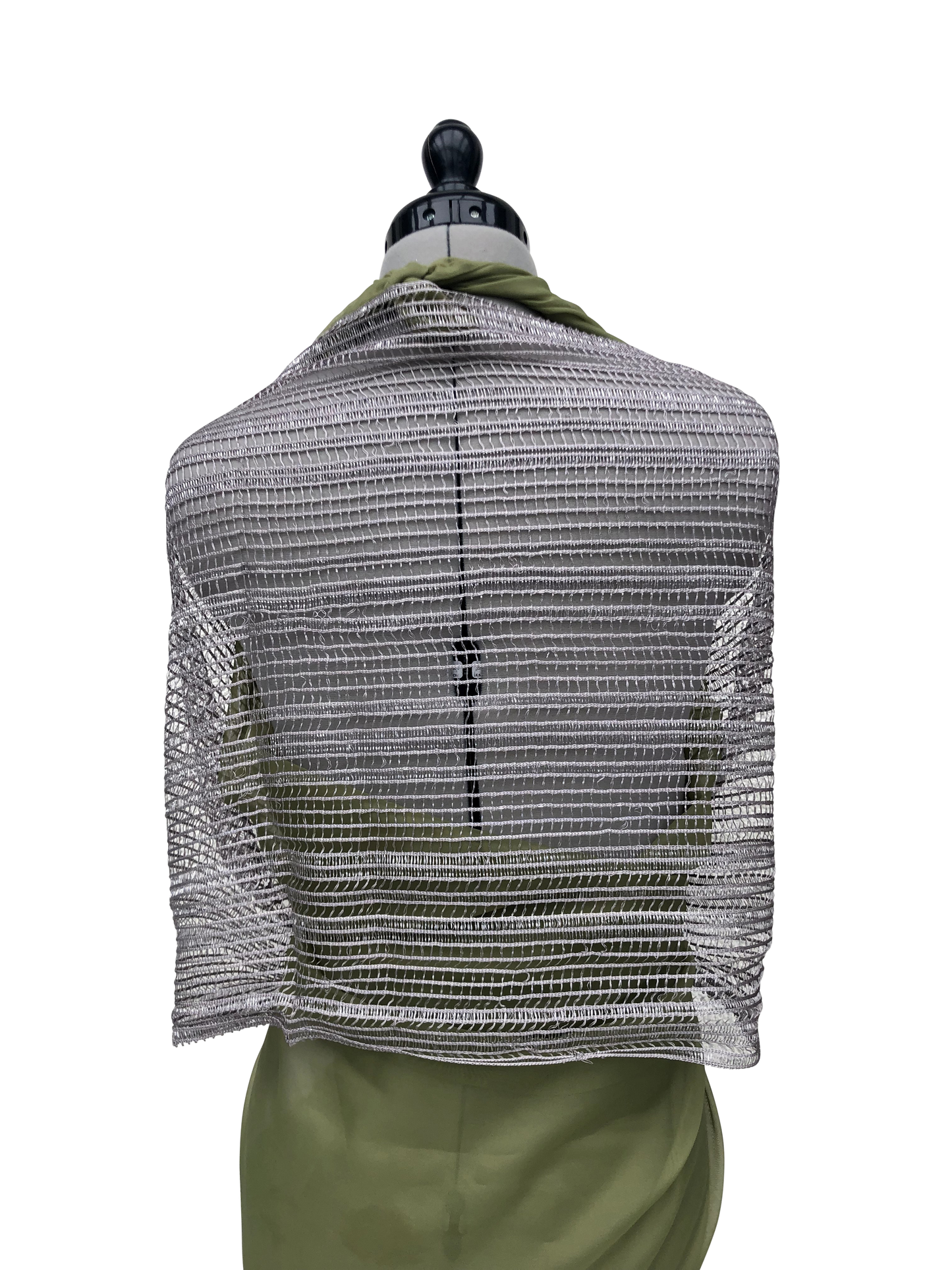 Umhängetuch Silver Stripes