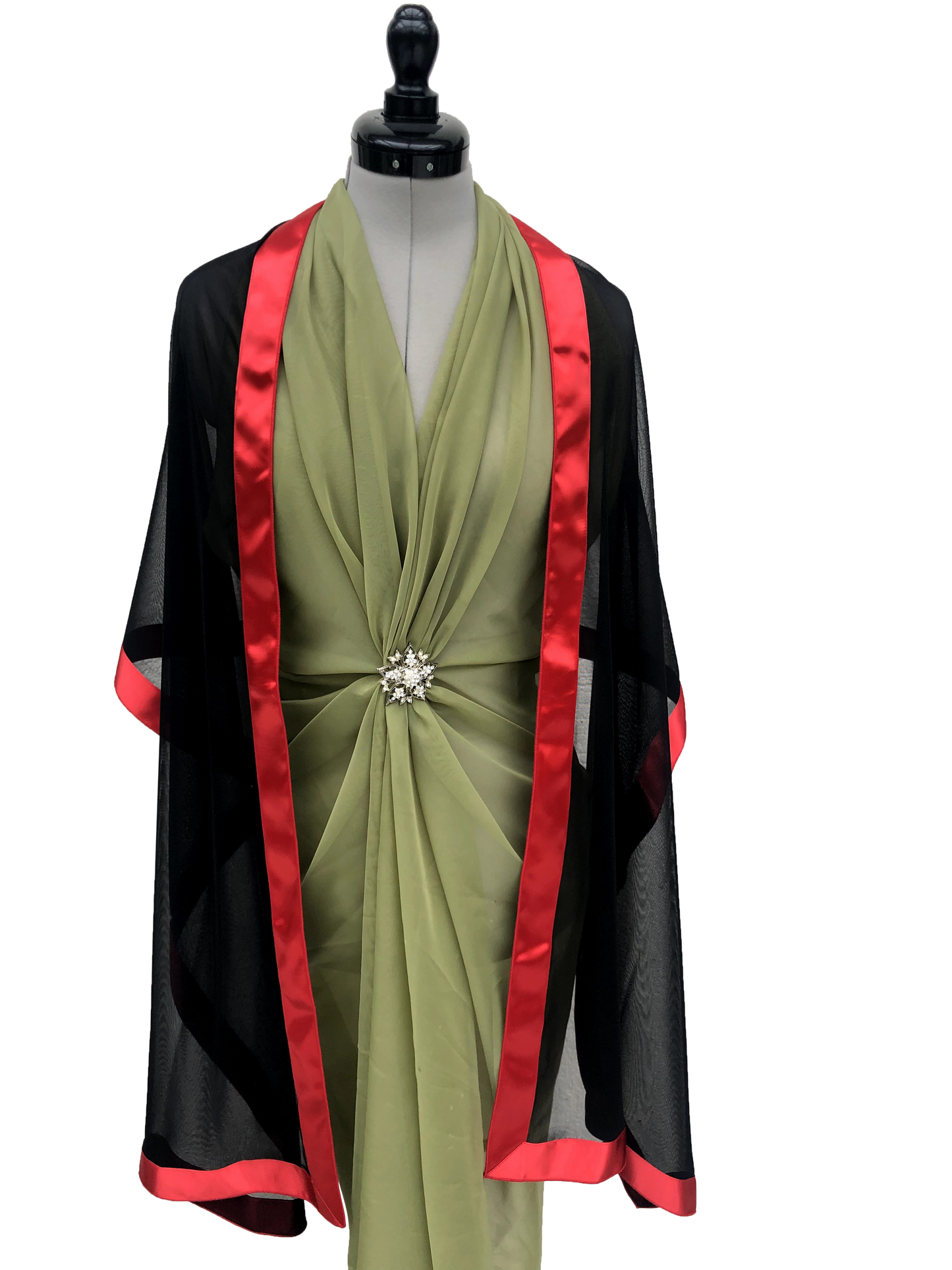 Umhängetuch Scarlet Noir