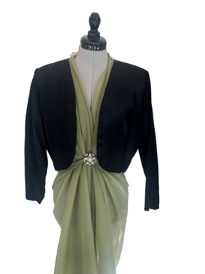 Bolero Noir Satin