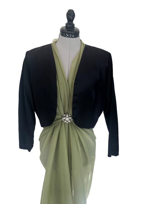 Bolero Noir Satin