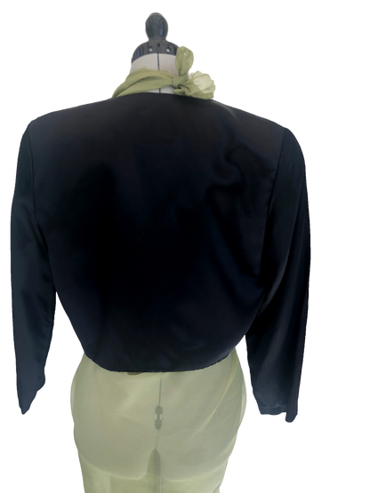 Bolero Noir Satin