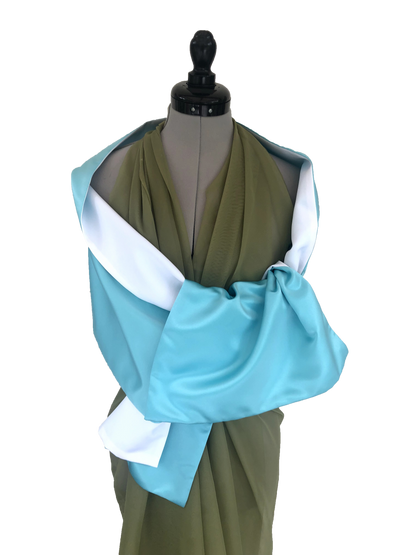 Umhängetuch Aqua Glow