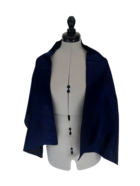 Umhängetuch Satin Blue