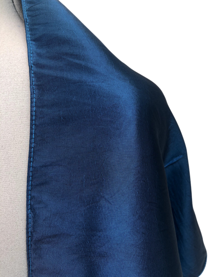 Umhängetuch Petrol Satin