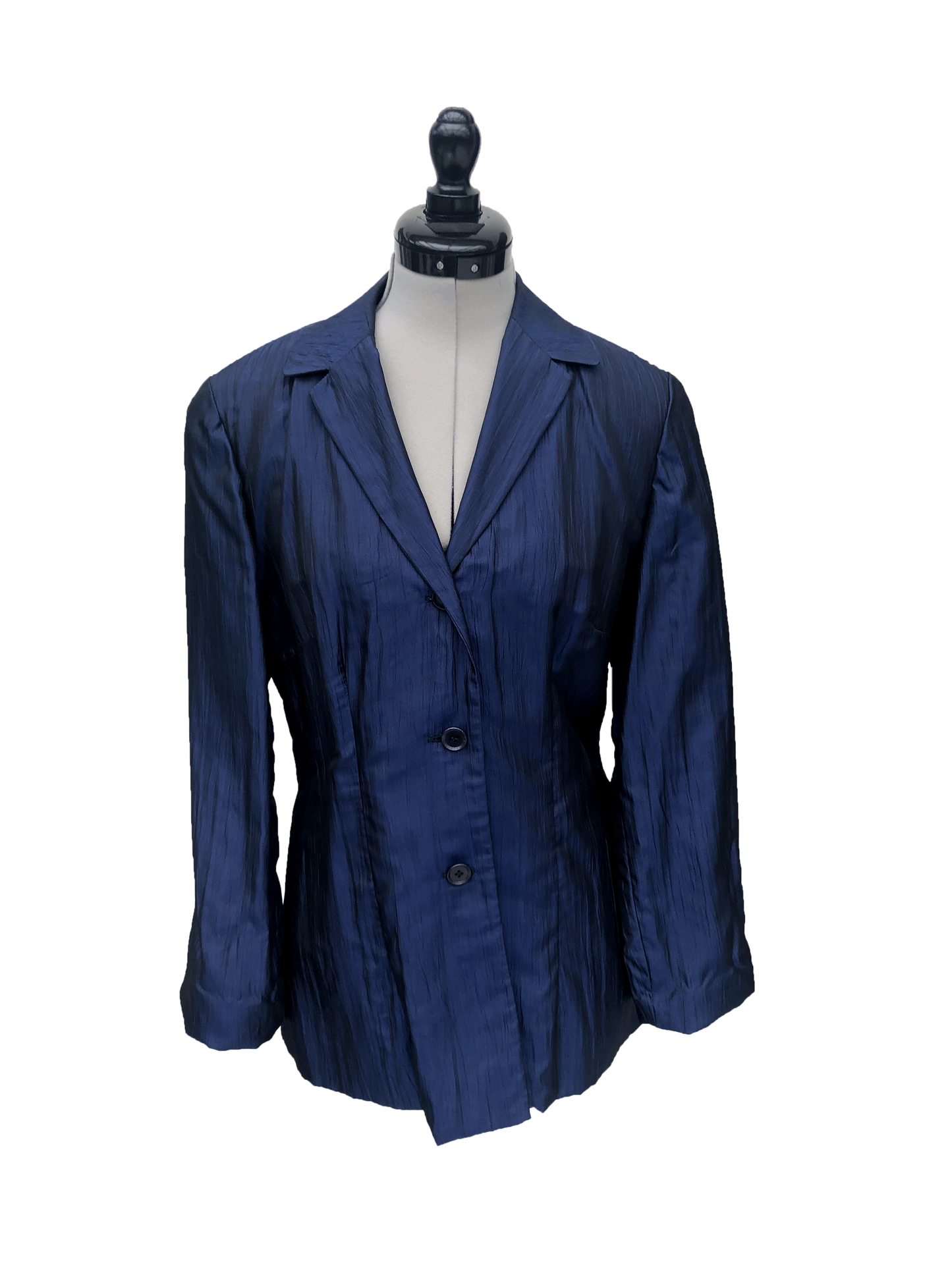 Blazer Blue Crinkle