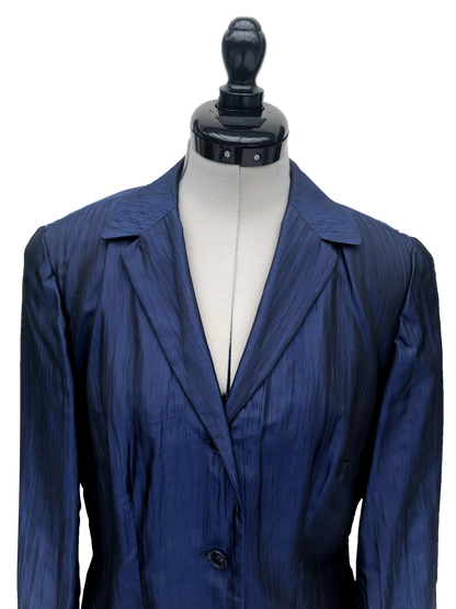 Blazer Blue Crinkle