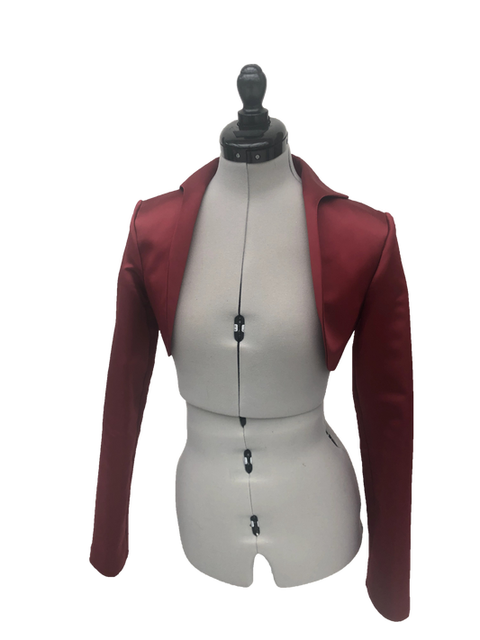 Bolero Scarlet Satin