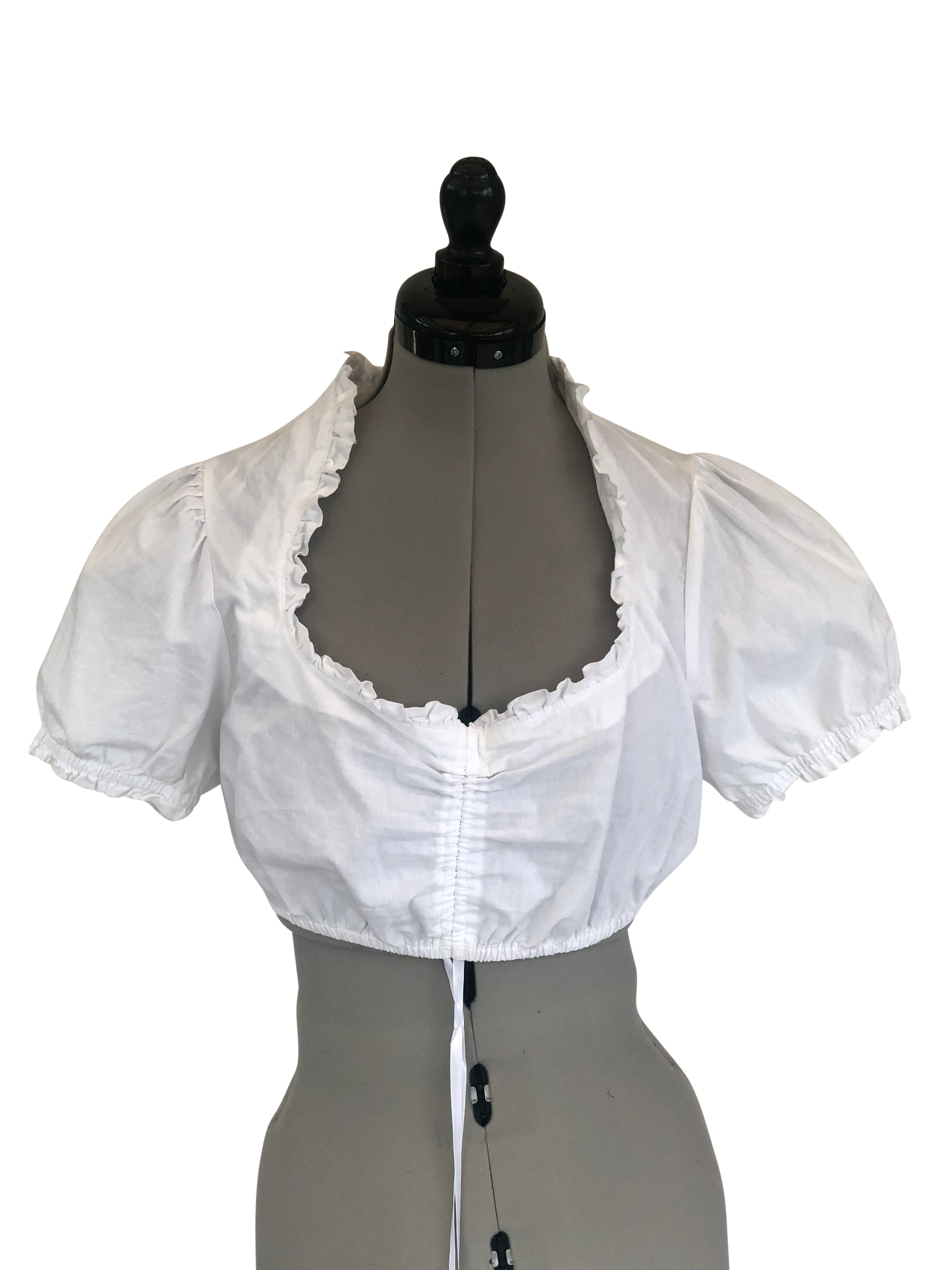 Dirndlbluse Heimatweiss
