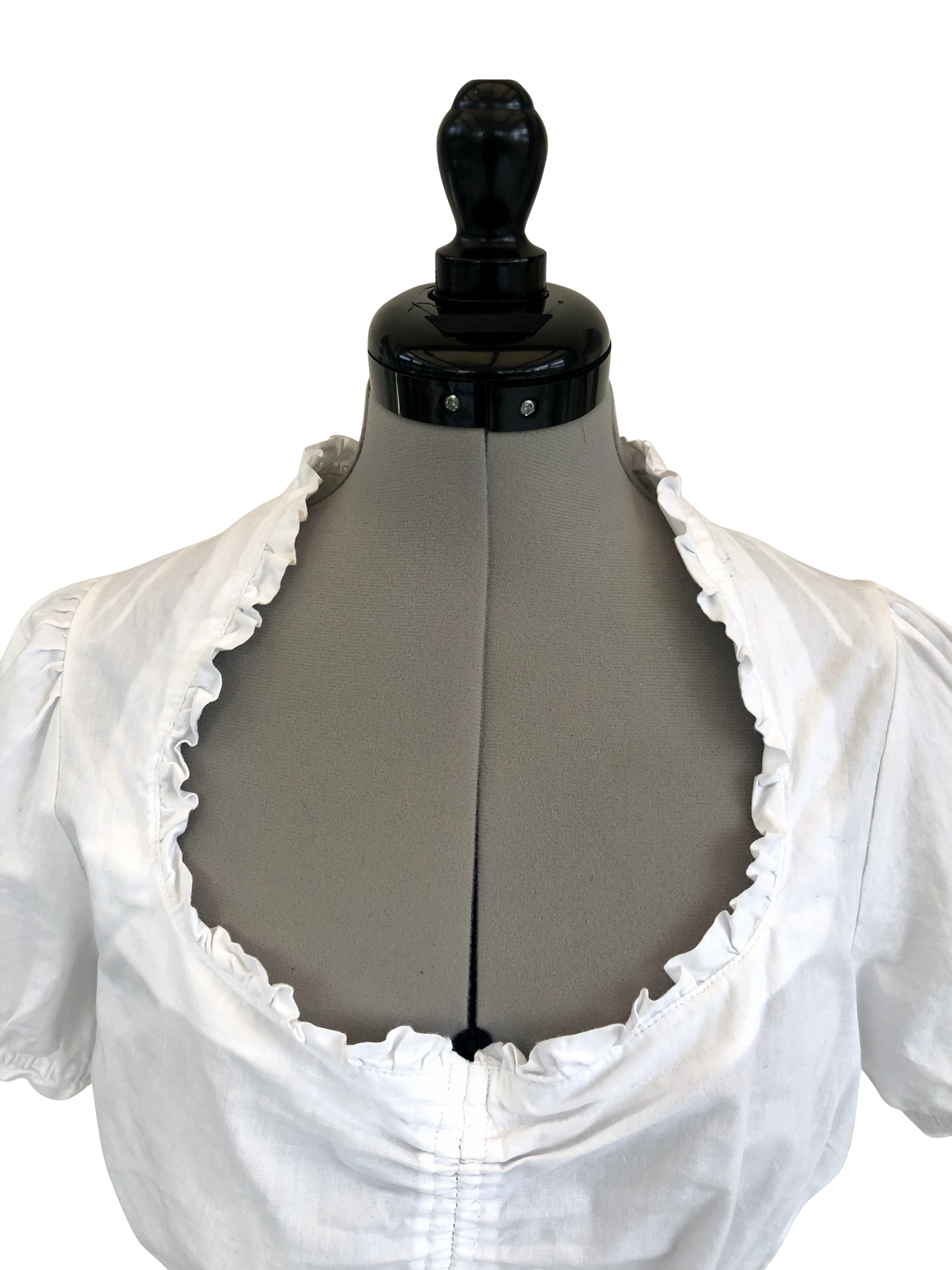 Dirndlbluse Heimatweiss