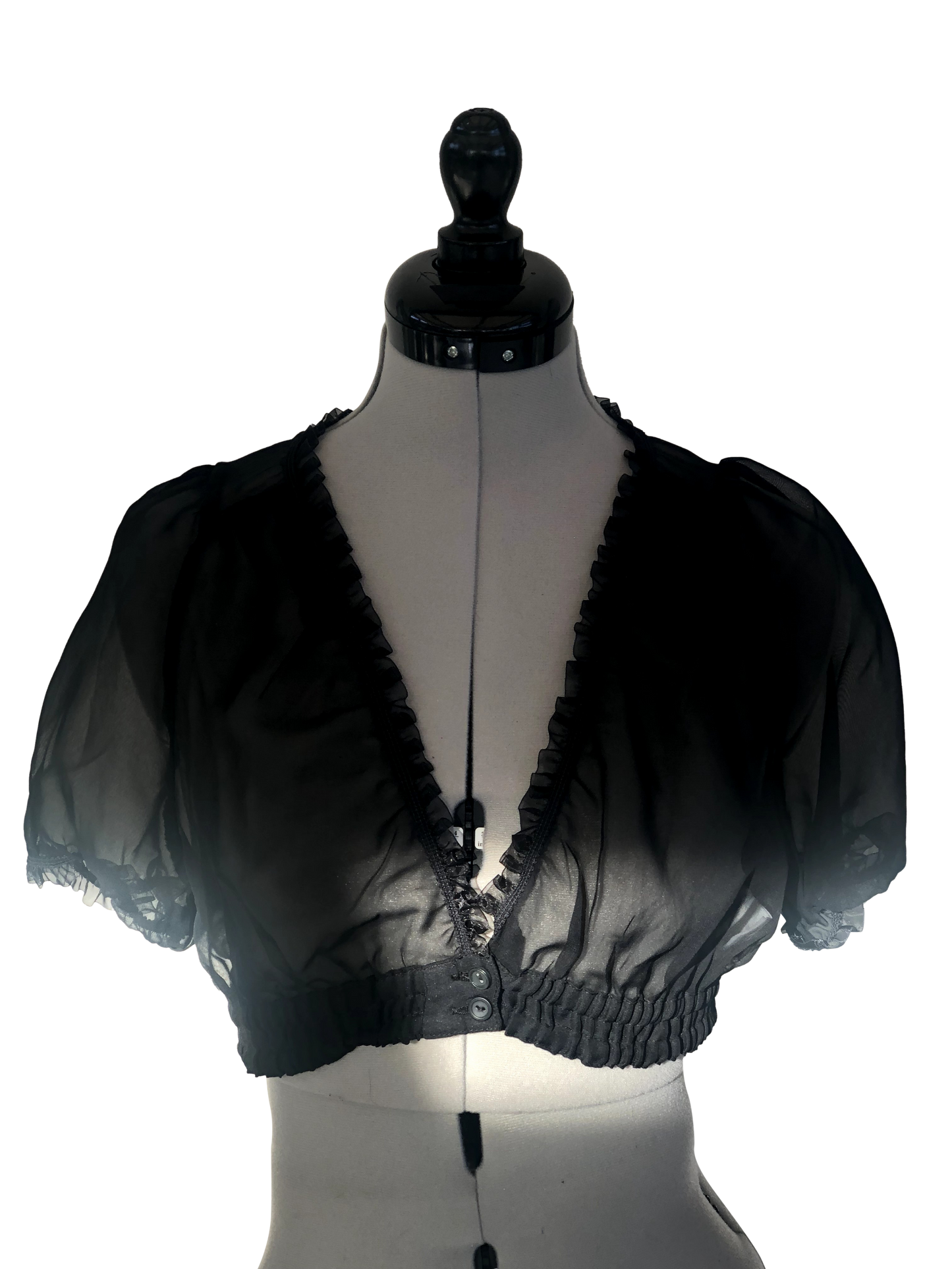 Bluse Noir Veil