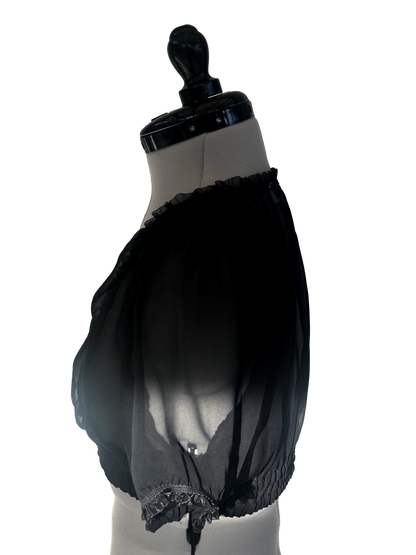 Bluse Noir Veil