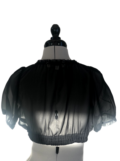 Bluse Noir Veil