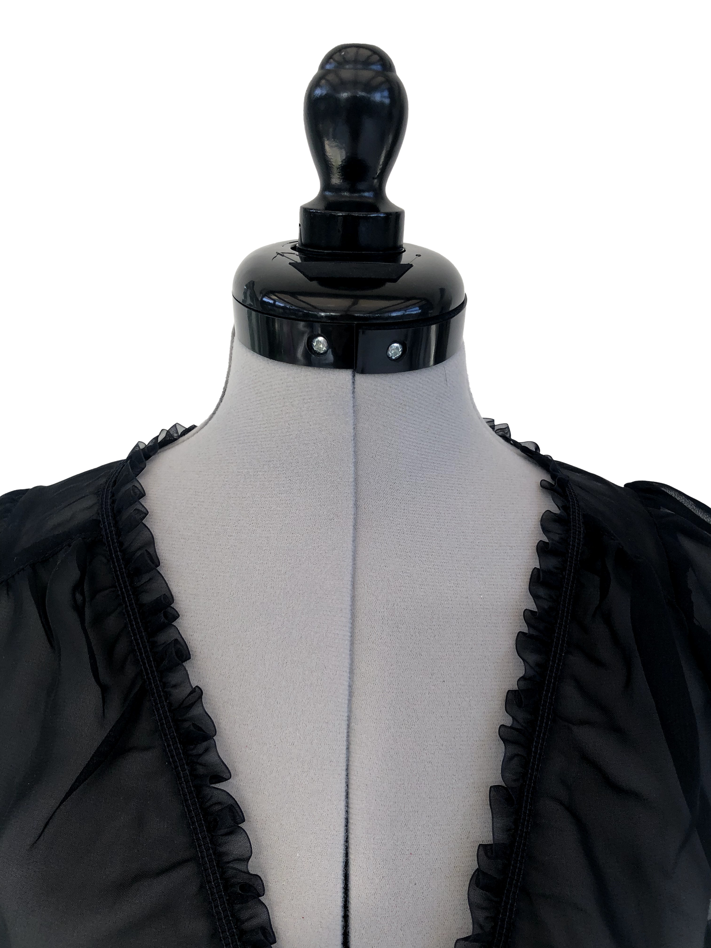 Bluse Noir Veil