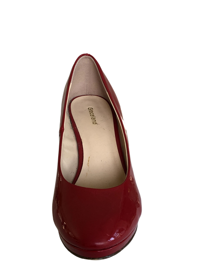 Pumps Red Block Shine