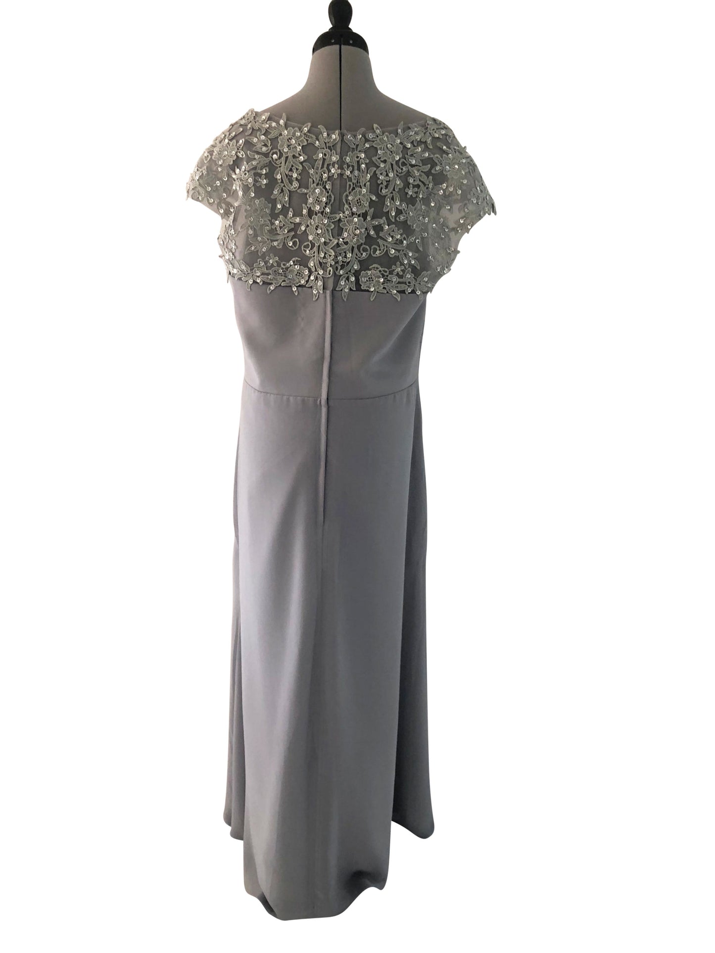 Abendkleid Silberklang
