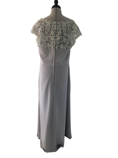 Abendkleid Silberklang