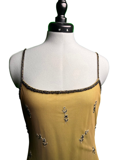 Abendkleid Oliv