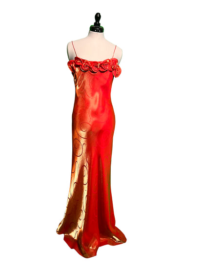 Abendkleid Rose Campari